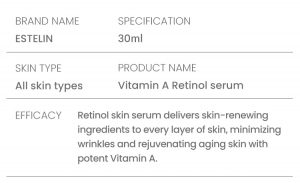 Retinol A anti aging face serum 2 Retinol A anti aging face serum 2