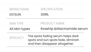 Rosehip& Niacinamide spots fading face serum 2 Rosehip& Niacinamide spots fading face serum 2