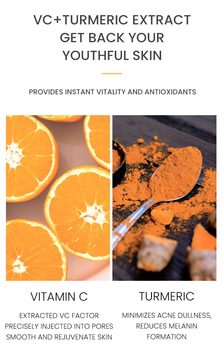 Vitamin C&Turmeric brightening face serum 5 Vitamin C&Turmeric brightening face serum 5