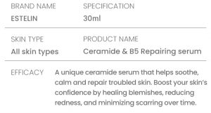 Ceramide B5 repairing face serum 2 Ceramide B5 repairing face serum 2